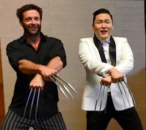  Wow...Wolverine Joget Bareng Psy Gangnam Style