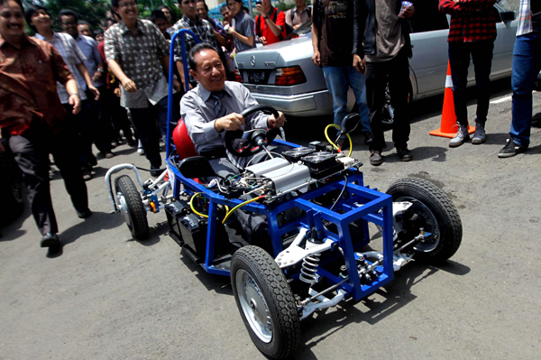  FOTO: Mobil Listrik "Kujang 193" Rancangan Mahasiswa Unpas