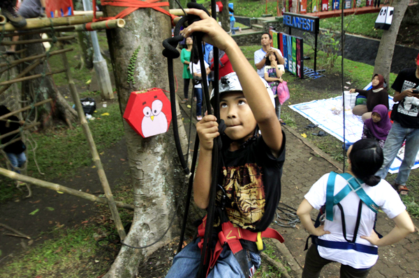  FOTO: Piknik Keluarga di Festival Kaulinan Bandung