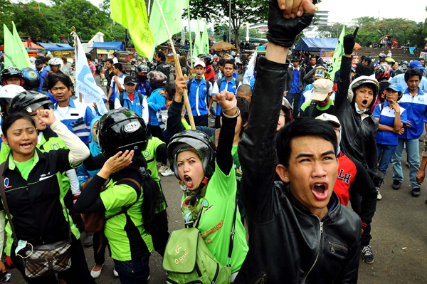  FOTO: Buruh Tetap Tolak UU BPJS-UU SJSN 