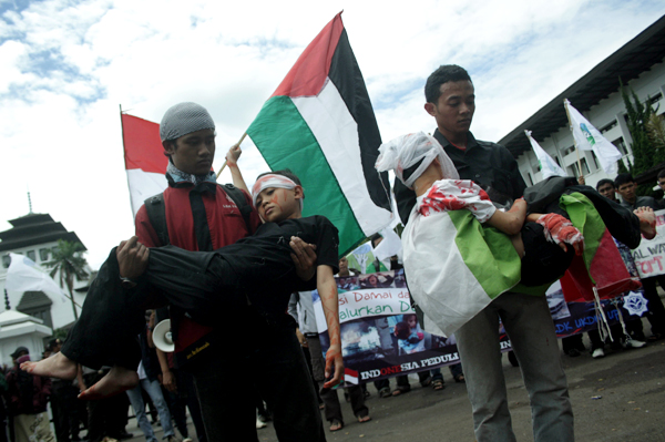  FOTO: Mahasiswa Peduli Palestina Kutuk Agresi Israel