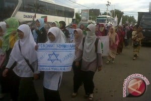  Muslim Tasikmalaya Kutuk Serangan Israel ke Palestina