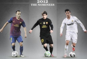  PESEPAKBOLA TERBAIK: Messi, Ronaldo, atau Iniesta?