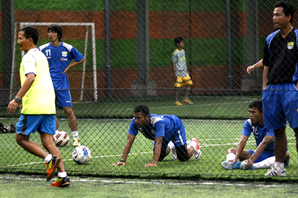  FOTO: Jeda Turnamen Inter Island Cup, Skuad Persib Jalani Recovery