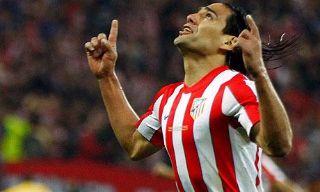  LIGA SPANYOL: Atletico Madrid Gulung Depor 6-0, Falcao 5 Gol