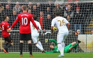  LIGA INGGRIS: Man United Ditahan Imbang Swansea 1-1