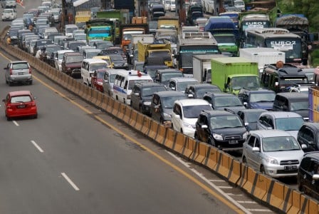  FOTO: Lalu Lintas di Cileunyi Bandung Macet