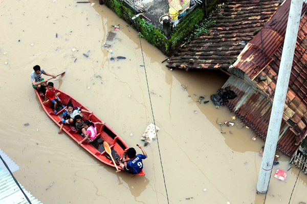  FOTO: Enam Kecamatan di Kabupaten Bandung Terendam Banjir