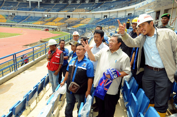  FOTO: Pemprov Jabar Minta Pembangunan Stadion Gedebage Bisa On Time