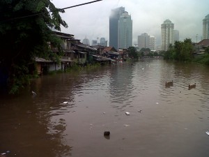  JAKARTA BANJIR: Banjir di Benhil Kian Parah