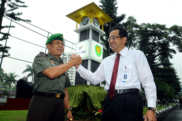  FOTO: Bank BJB-Kodam III/Siliwangi Sinergi Bangun Menara Jam