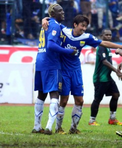  PERSIB VS PERSIRAM: Kenji Robek Gawang Persiram, Kedudukan Sementara 1-0