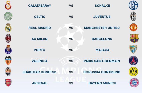  LIGA CHAMPIONS: Jadwal Laga Babak 16 Besar, 12-13 & 19-20 Februari