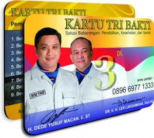  PILGUB JABAR: Warga Garut Minati Kartu Tribakti Dede Yusuf-Laksamana