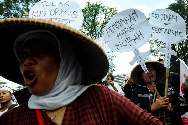  FOTO: Unjuk Rasa Peringati Hari Perempuan Sedunia