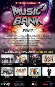  MUSIC BANK JAKARTA: Trans TV Akan Tayangkan 'Road to Music Bank 2013'