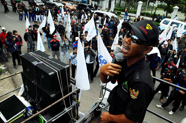  FOTO: Gugatan Buruh Cimahi Soal UMK 2013 Ditolak PTUN