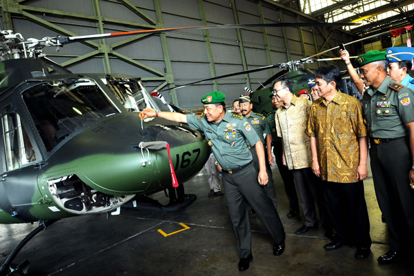  FOTO: PT DI Serahkan 6 Helikopter Bell-412 Pesanan Kemenhan