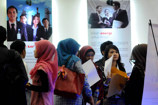  FOTO: 60 Perusahaan Buka Lowongan di Unpad Job Fair 2013