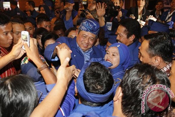  FOTO: SBY Diserbu Kader Partai Demokrat