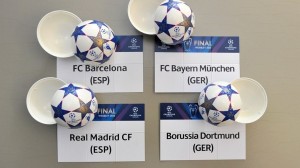  LIGA CHAMPIONS: Undian Semifinal, Barcelona VS Muenchen & Dortmund VS Madrid