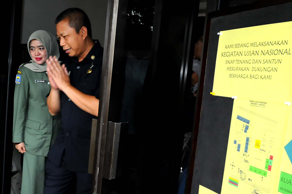  FOTO: 39.449 Peserta Setingkat SMA Ikut UN di Bandung