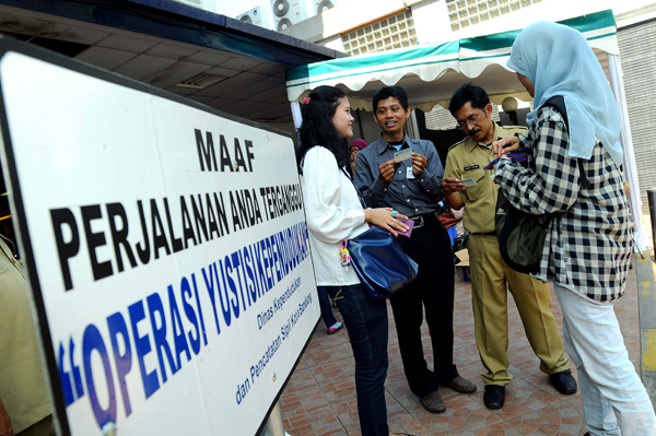  FOTO: Pemkot Bandung Gelar Operasi Yustisi