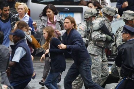  BRAD PITT: Ke Moskow, Promosikan Film World War Zombie