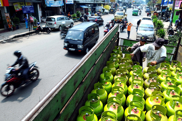  FOTO: Penyaluran Elpiji 3 Kg Capai 1,37 Juta Ton