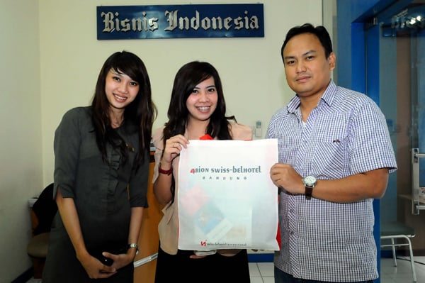  FOTO: Bisnis Indonesia & Arion Swiss-Belhotel Bandung Pererat Kerja Sama