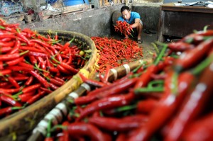  CABAI MERAH: Harga di Pasar Kosambi Bandung Naik 70% 