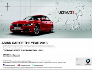  BMW 3-Series Raih Autocar Asian Car of the Year 2013