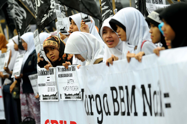  FOTO: HTI Jabar Tolak Kenaikan Harga BBM