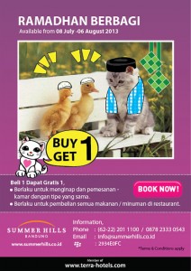  PROMO HOTEL: Summer Hills Bandung, Buy 1 Get 1 Selama Ramadan