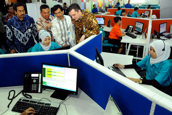  FOTO: Garuda Indonesia &amp; Telkom Perkuat Kerja Sama Layanan Contact Center 