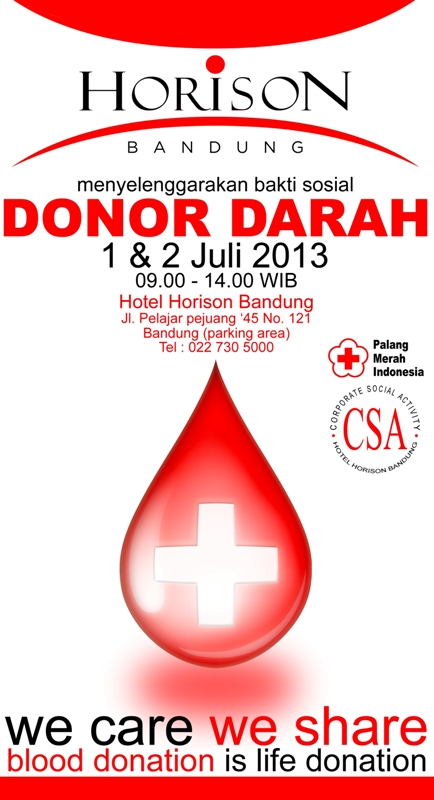  Yuk, Ke Acara Donor Darah Hotel Horison Bandung