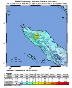  GEMPA ACEH: Sejumlah Rumah di Kecamatan Bener Meriah Roboh