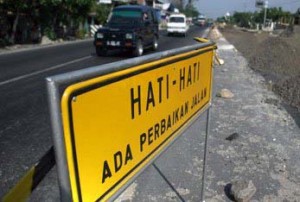  MUDIK LEBARAN 2013: Perbaikan Jalan Provinsi Siap Sebelum Lebaran   