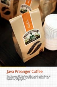  Kopi Java Preanger Berstandar Resmi Diluncurkan 