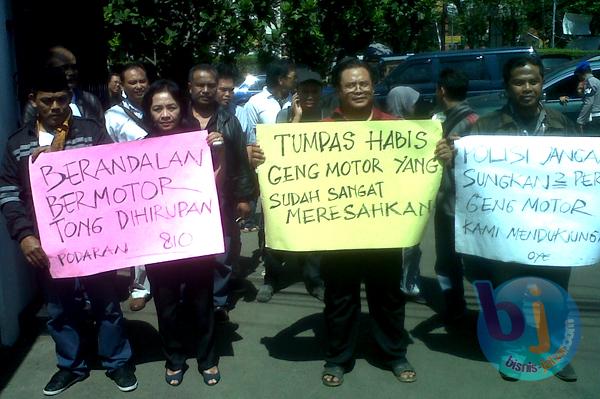  FOTO: Wartawan Bandung Desak Polisi Usut Perampok Wartawati