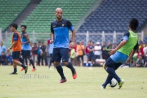  INDONESIA VS ARSENAL: Sergio van Dijk Jadi Penyerang Tunggal 