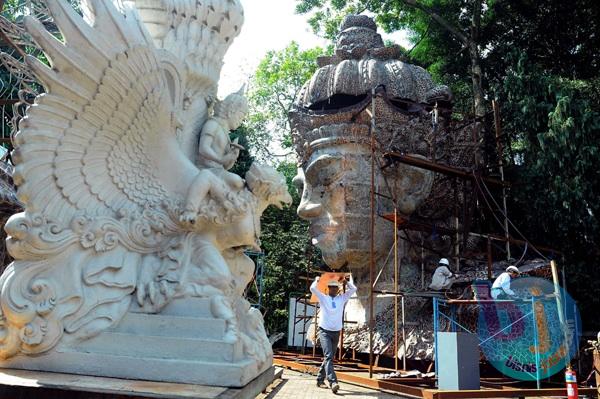  FOTO: Proyek Patung Garuda Wisnu Kencana Bergulir Lagi