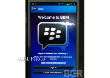  Ini Dia Penampakan Blackberry Messenger di Android