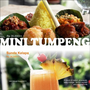  Nikmatnya Mini Tumpeng Khas Arion Swiss-Belhotel Bandung 