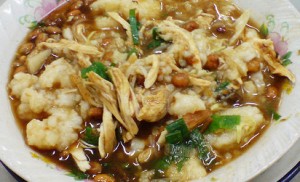  Gurihnya Bubur Sop Ayam Mas Pelet Bikin Ketagihan