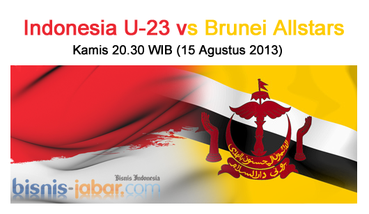  Timnas Indonesia Muda Unggul Tipis 1-0 Lawan Brunei Allstars