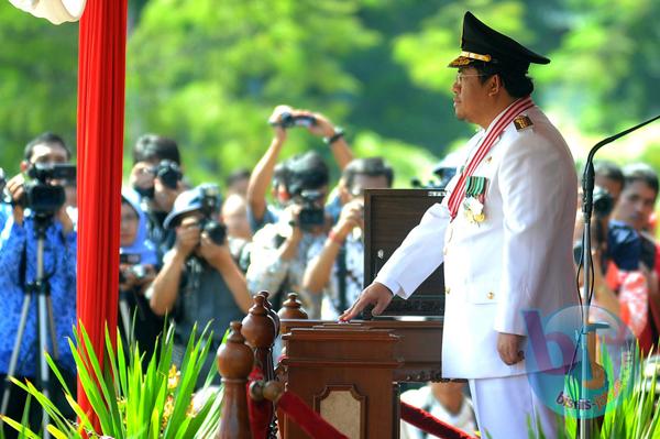  FOTO: Gubernur Jabar Pimpin Peringatan Detik-detik Proklamasi di Gasibu