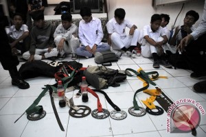  Tawuran Usai Halal Bihalal, 23 Siswa SMK Diamankan