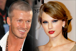  Taylor Swift & David Beckham Adu Akting di 'The Secret Service'