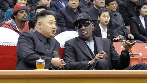  Dennis Rodman Kembali ke Korea Utara Temui Sahabatnya Kim Jong-un